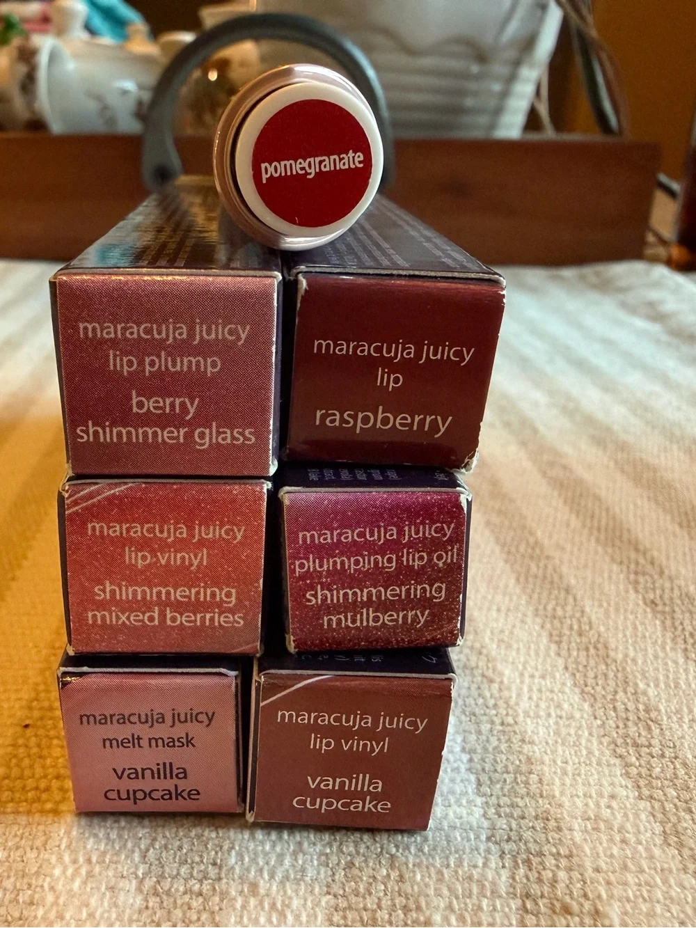 tarte Maracuja Juicy Lip Vinyl & Plumping Lip Set - Pink, Rose, Nude